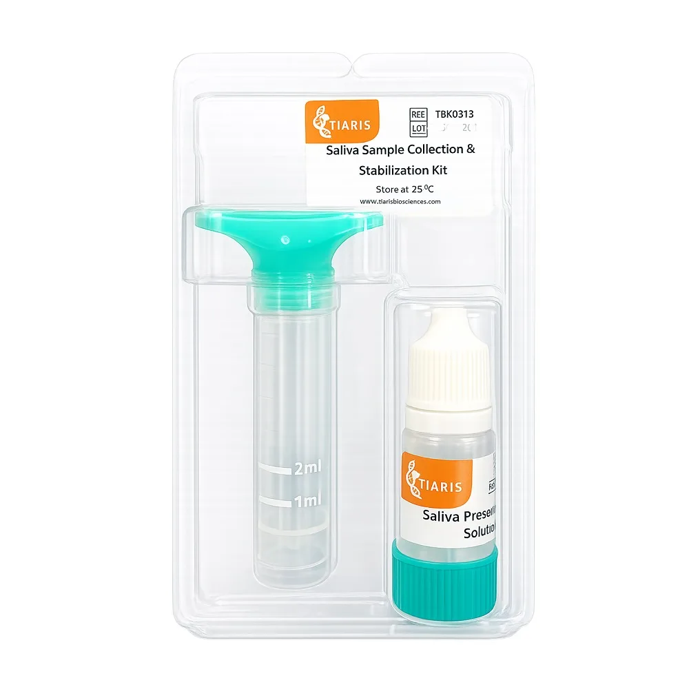 Saliva sample collection